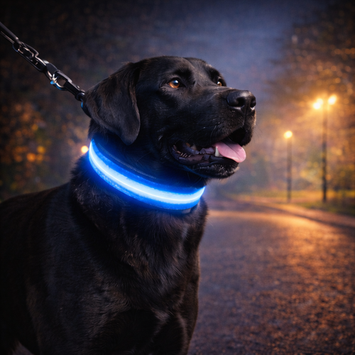 Pawenex LED Reflective Dog Collar – Night-Safe, Durable &amp; Patterned Design