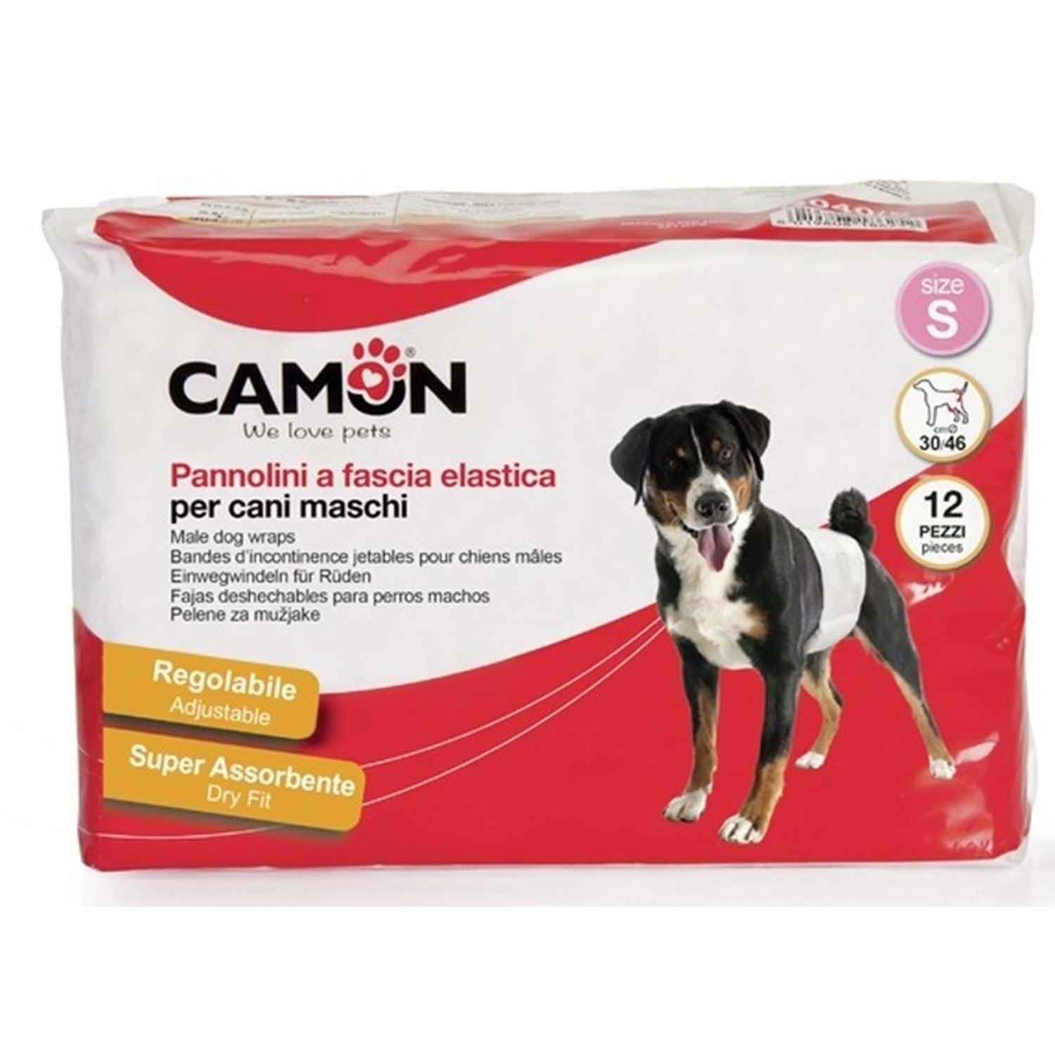 Erkek Köpekler İçin Lastikli Bezler L Beden (60/80 cm)