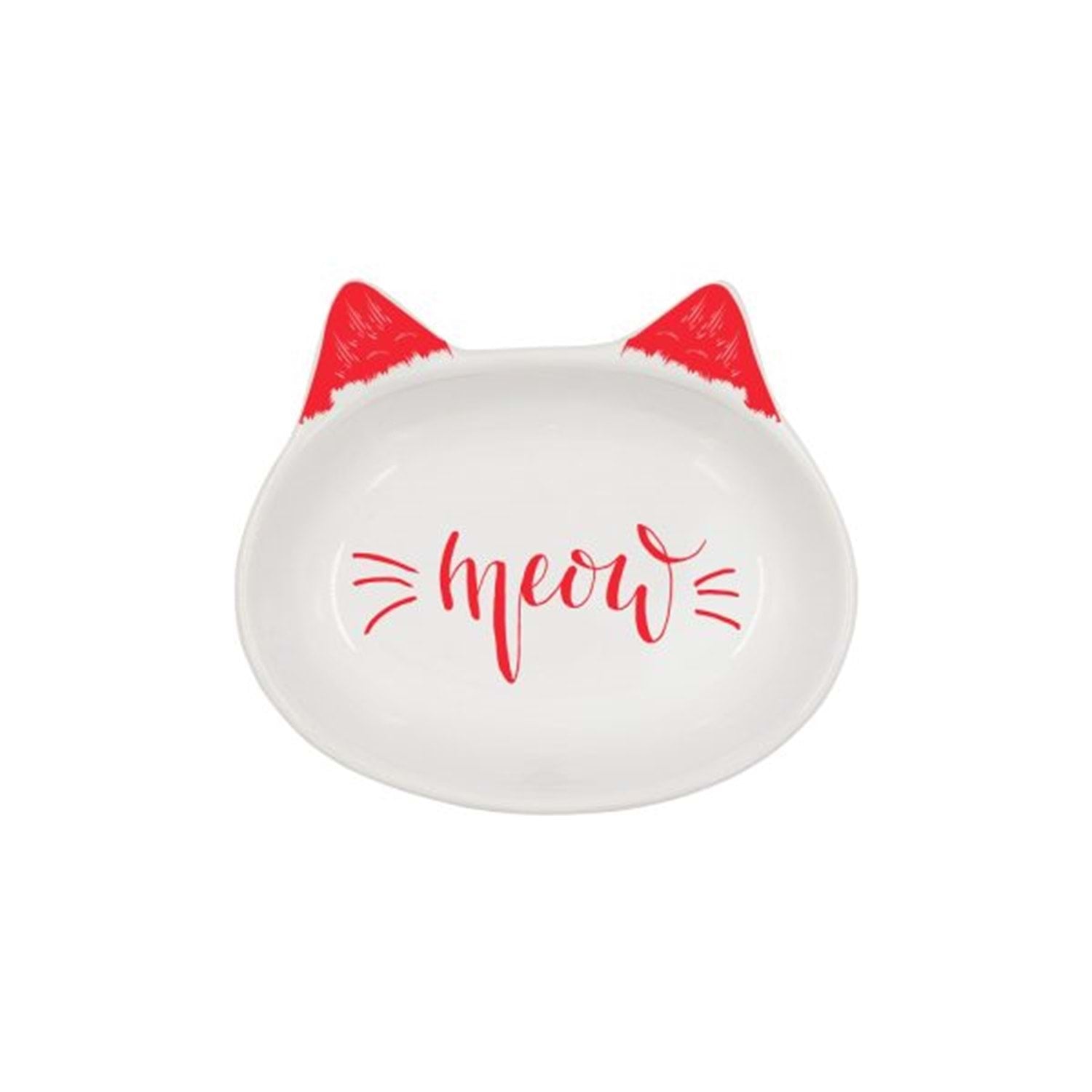 Seramik Mama Kabı Cat Meow 200 ml 14 cm