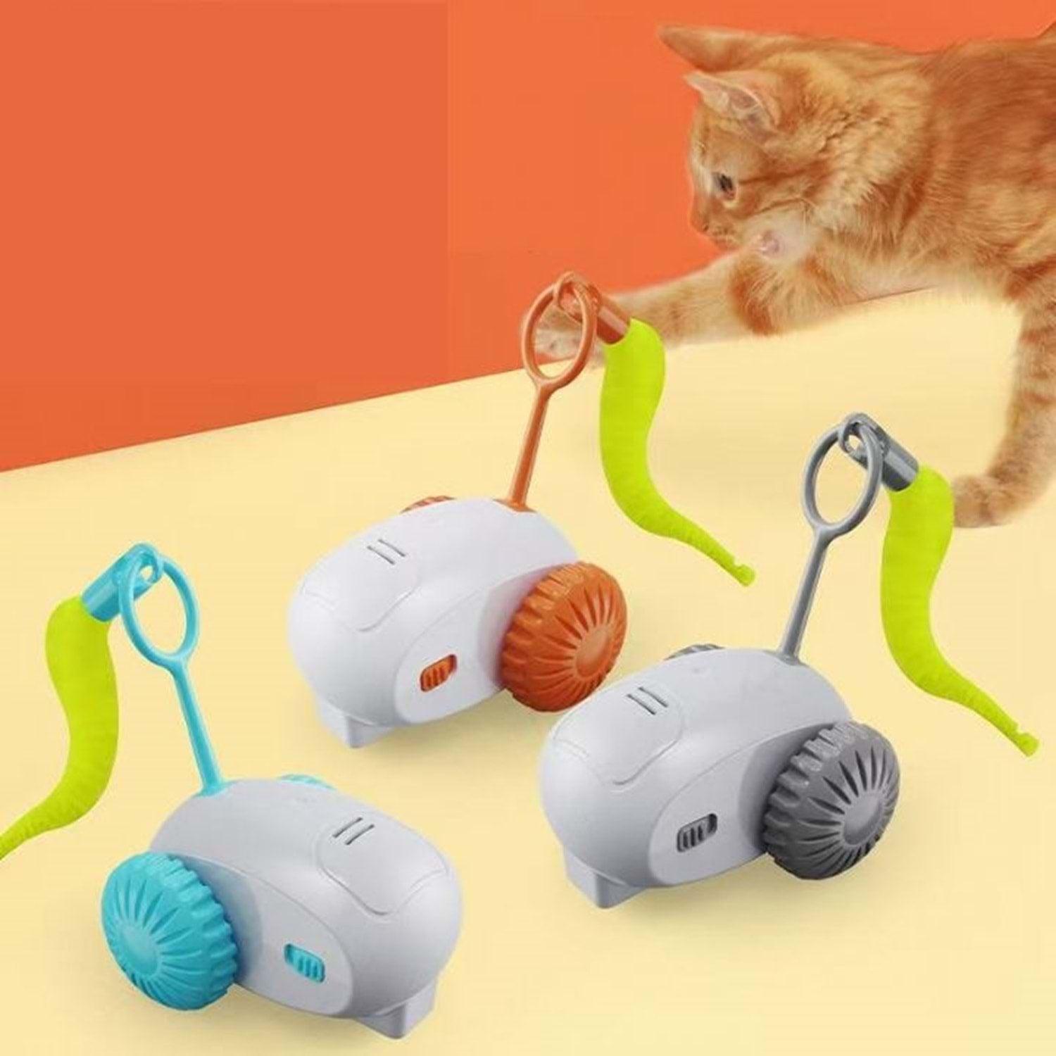 Kedi Oyuncağı Hareketli Araba